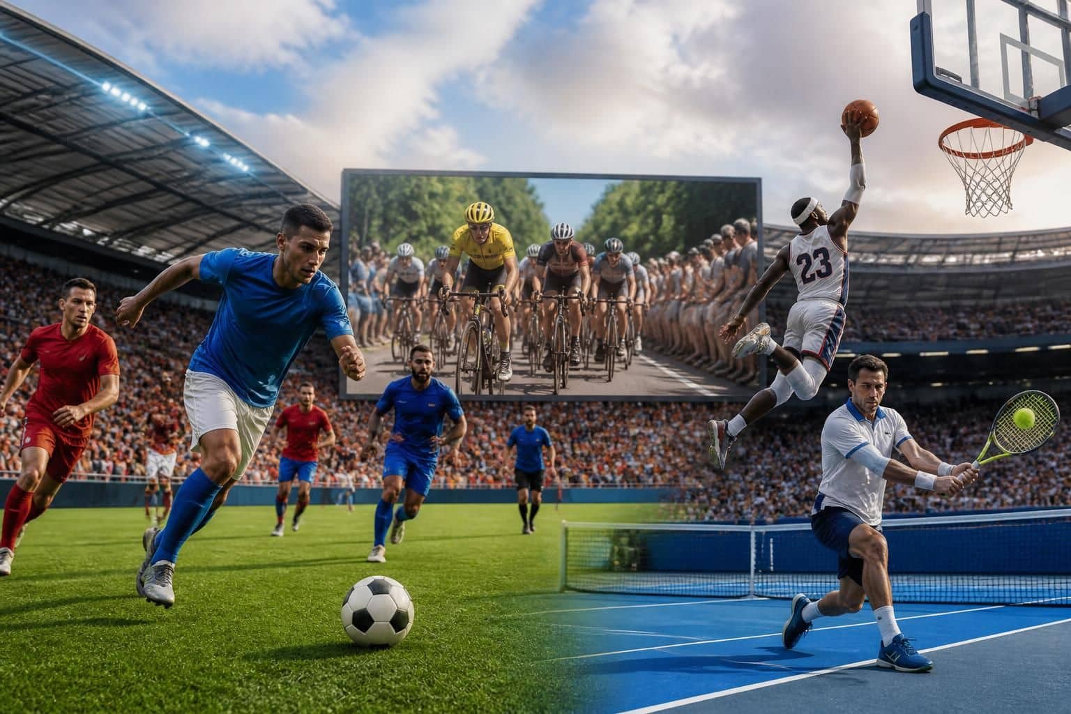 suivez l'actualité sportive en direct sur sportall : résultats, lives, et informations exclusives pour tous vos sports préférés.