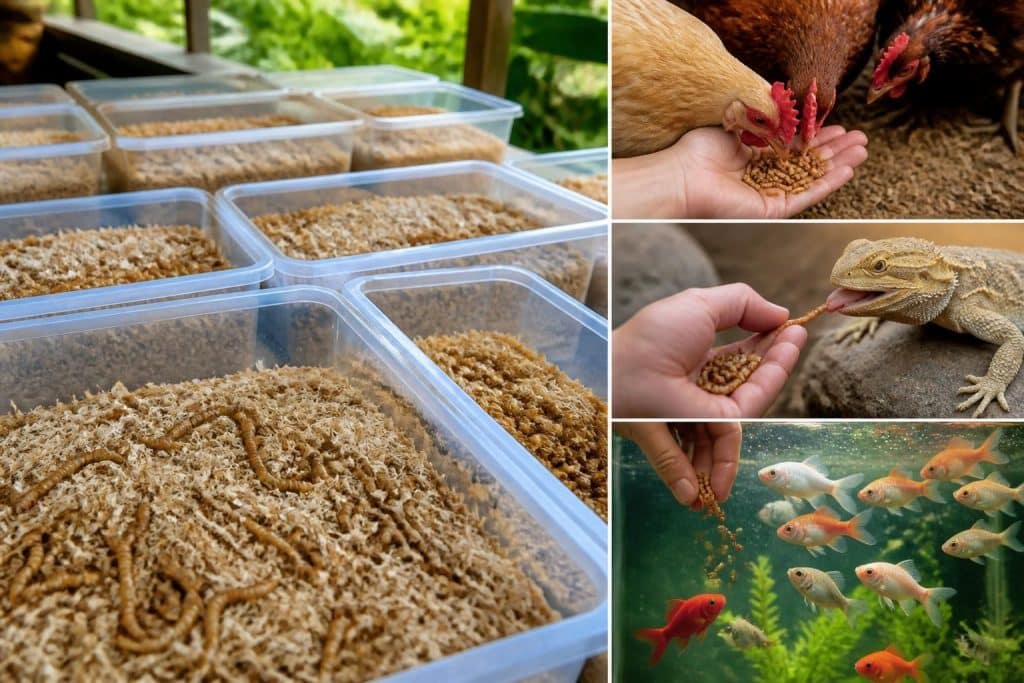 découvrez comment élever des vers de farine, leur utilisation pratique et les bienfaits qu'ils apportent aux animaux. guide complet pour un élevage réussi et une alimentation saine.